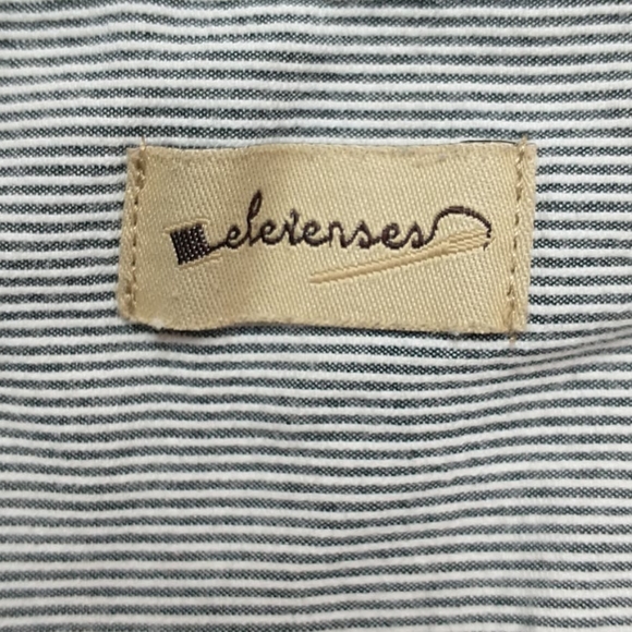 elevenses Pinstripe Wide Leg Cropped pants - Picture 8 of 11